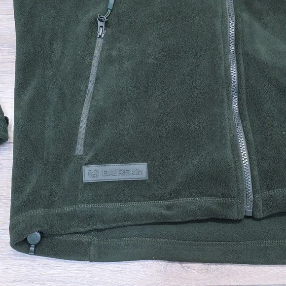Baerskin Tactical Supply Bearskin 4 Performance ZipUp Fleece Hoodie Green Sz Lg - Picture 7 of 16